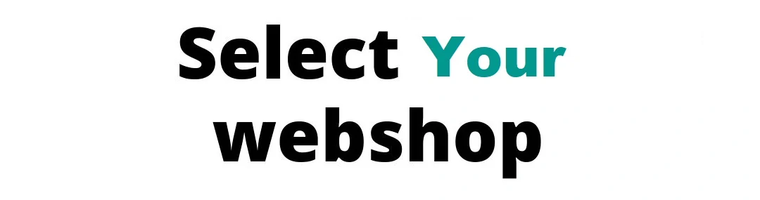Select Webshop for Prijsvergelijk datafeed 